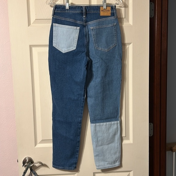 NWT Hollister Ultra High Rise Mom Jeans Colorblock  3R - Picture 4 of 6